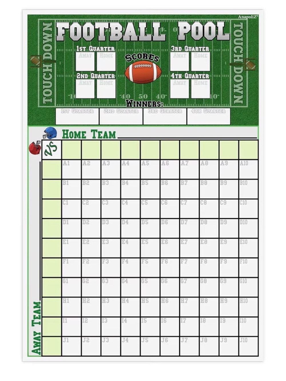Football Pool Board